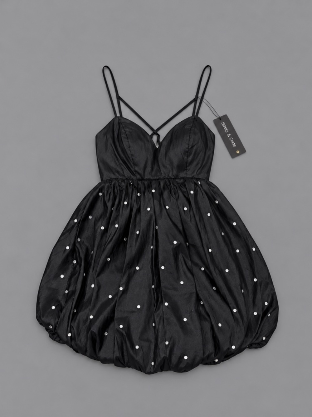 Seni & Cade Embellished Bubble Mini Dress – Size 0 – NWT